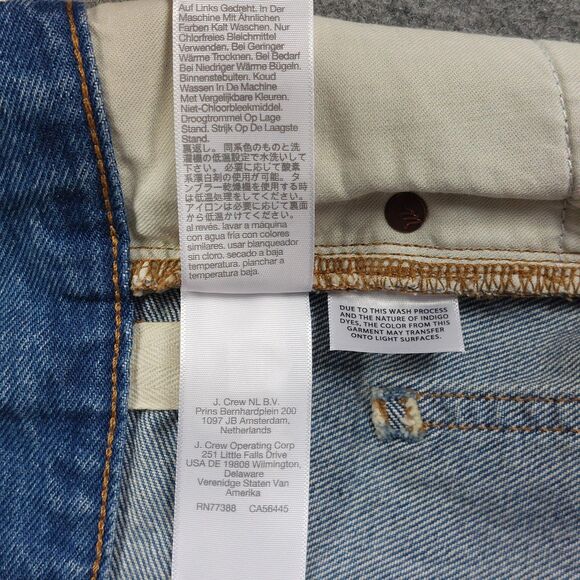 Madewell Denim Shorts Womens 24 Distressed Med Rise Raw Hem Relaxed Fair Trade - Picture 11 of 12